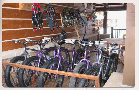 The Outfitter’s Cabin has sporting equipment for your outdoor enjoyment throughout the Marabou property